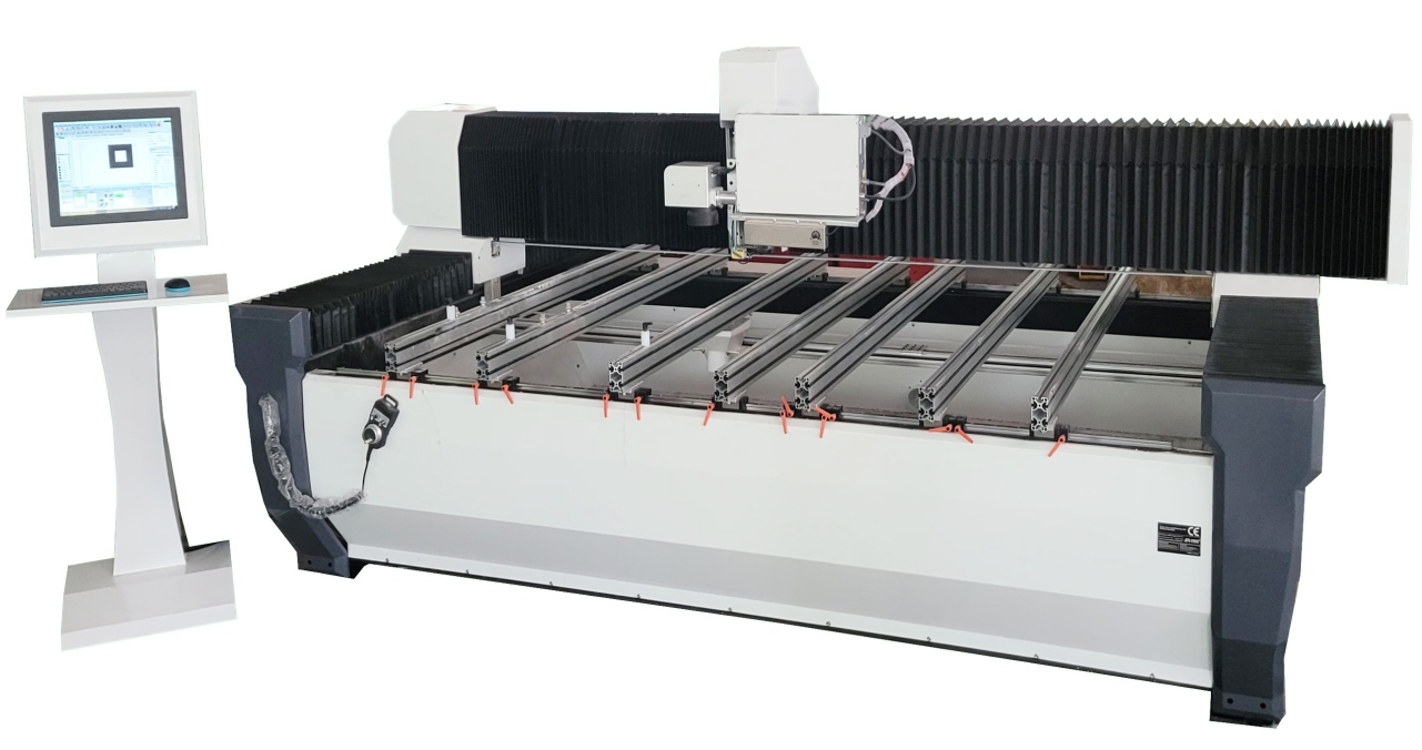 激光玻璃打砂打孔一體機